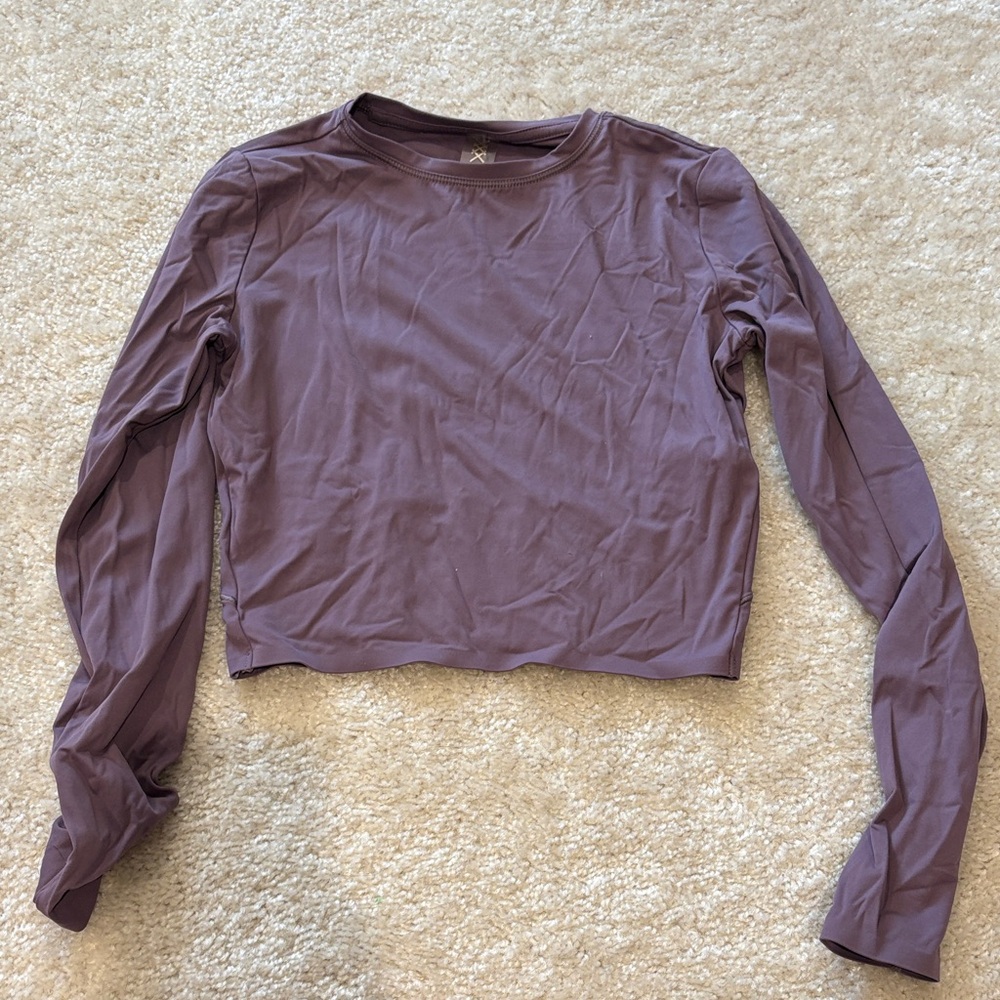 Women's Purple Long Sleeve Top